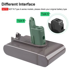 Replacement DC31 Battery DC34 DC35 DC45 DC44 TypeB Animal Vacuum Sony Cell 22.2V
