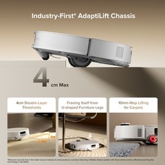 Roborock Qrevo CurvX Vacuum,22000Pa,AI Obstacle Avoidance – Certified Refurb