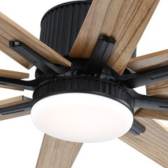 Sofucor 76-Inch Industrial Ceiling Fan Smart with Remote/APP Control 8 Blades 🌈