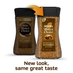 NESCAFE Taster’s Choice French Roast, Dark Roast Coffee Instant Coffee 7-Oz