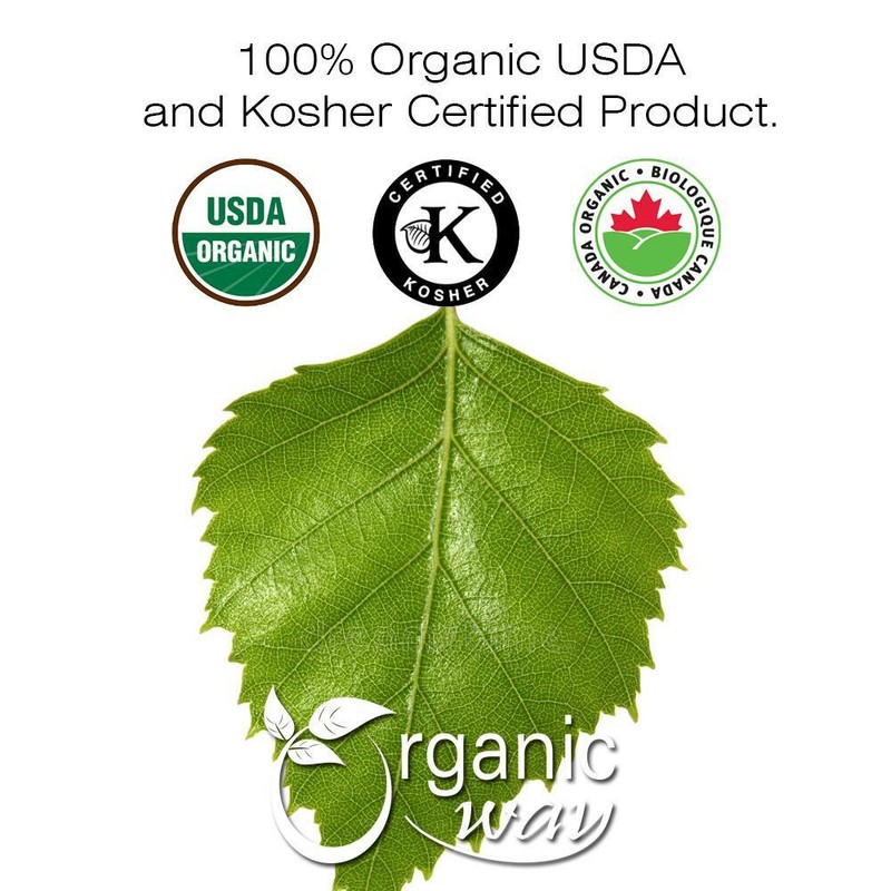 Organic Way Birch Leaf Whole - Herbal Tea | Organic, Kosher & USDA Certified gallery