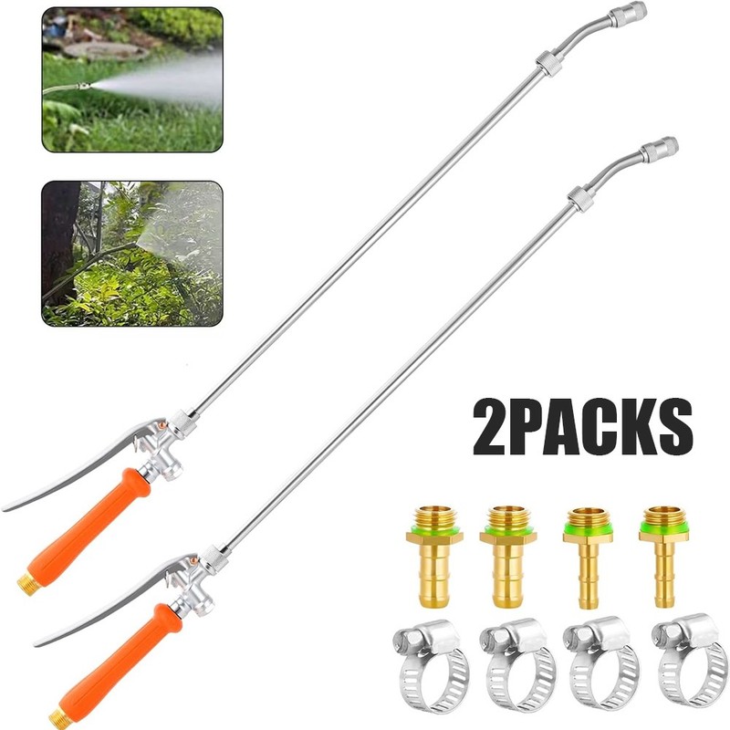 2PCS 29 Inches Replacement Sprayer Wand 3/8″ Brass Barb Universal Sprayer Wand
