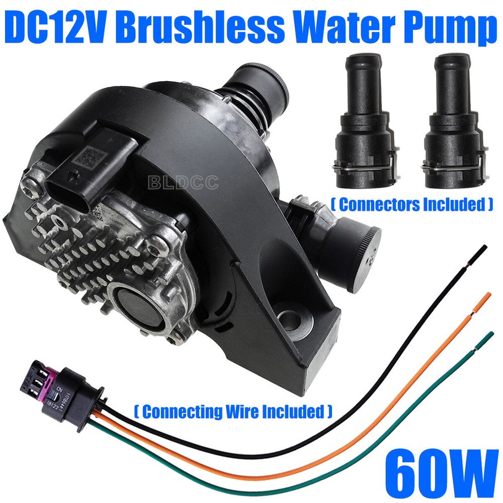 High-flow Engine Auxiliary Circulation Water Pump 60W 35L/Min DC12V Cooling Pump