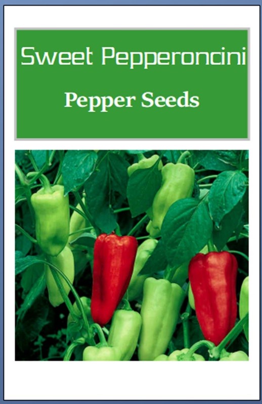 Sweet Pepperoncini Pepper Seeds | NON-GMO | Heirloom | Fresh Garden Seeds gallery