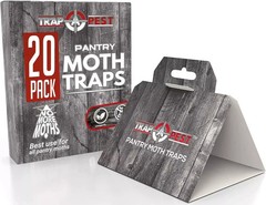 20 Pack Pantry Moth Traps – Safe and Effective for Food and Cupboard – Glue Trap