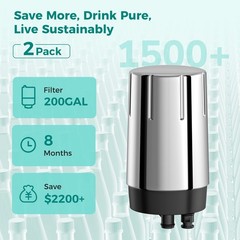 For Brita Complete Tap Water Filter System,Faucet Filter,FF-100,FR-200,2-Pack