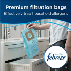 BISSELL PowerForce Bagged, Upright Vacuum, Powerful Suction, Allergen Filtration