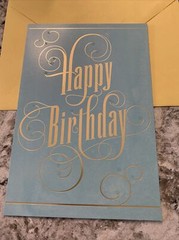 Happy Birthday Friend Dad Brother Son Uncle Aunt 5.5”x8” Hallmark Greeting Card