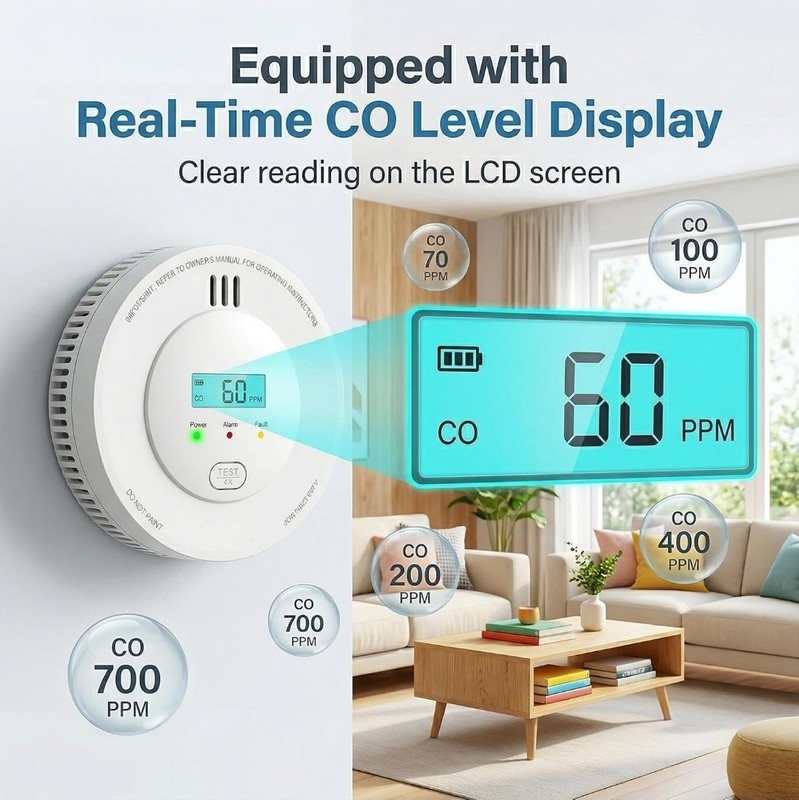 Interconnected Smoke and Carbon Monoxide Detectors 3 Pack Wireless Interlinked gallery