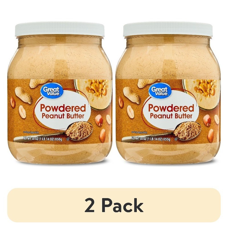 Gluten-Free Powdered Peanut Butter Spread Low Fat All Natural Vegan Friendly