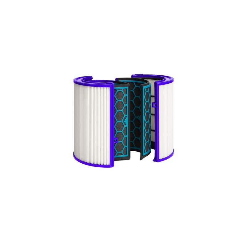 2-IN-1 True HEPA Filter for Dyson Air Purifier HP04 HP06 HP07 HP4B TP4A, 1 Pack