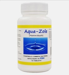 Aqua Zole Fish Aquarium & Tank Water Treatment 400mg x 15 Count
