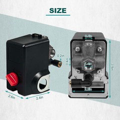 Pressure Switch For Condor MDR 11/11 EA 26 AMPS 120/240 Volts 120-155 PSI 4 Port
