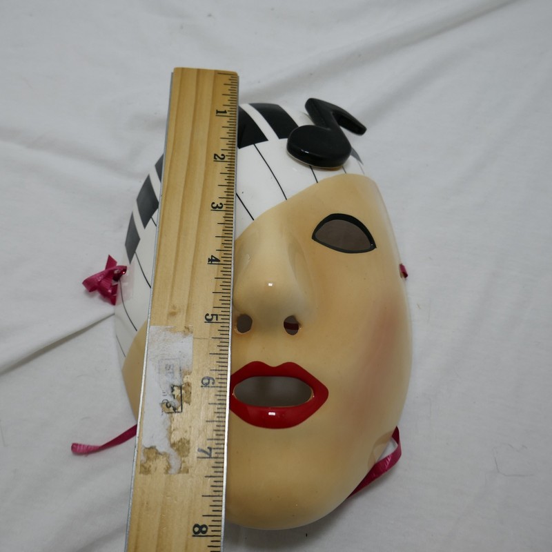 Decorative Mask Music Note Piano Design Mardi Gras Venetian Drama Wall Face gallery