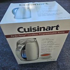 Cuisinart CPK-17P1 Perfectemp Cordless Programmable Electric Kettle 1500W