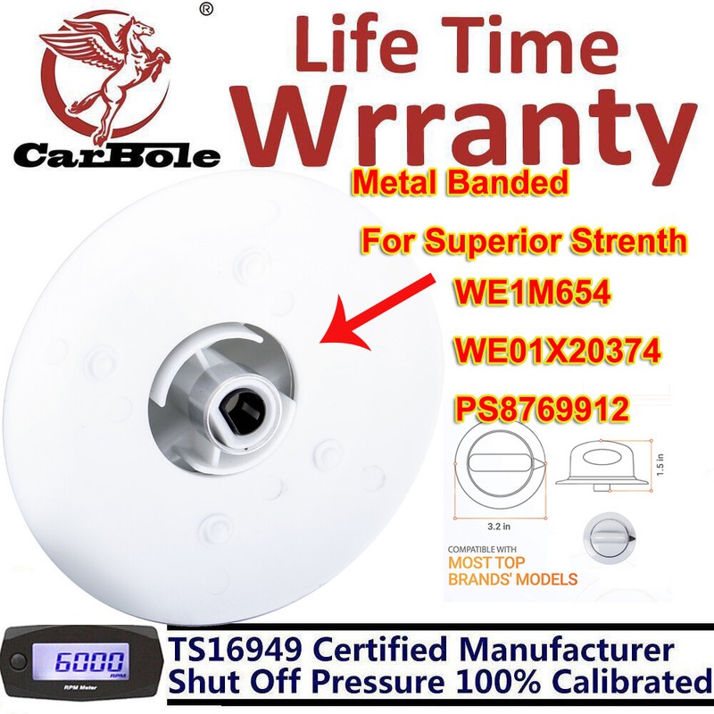 WE1M654 CLOTHES DRYER TIMER Control KNOB FITS GE WE01X20374 PS8769912 WE1M856 US