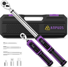 ANPUDS Digital Torque Wrench Set 3/8″ & 1/2″ Drive, 0.66-44.25 Ft-lb/0.9-60 Nm &
