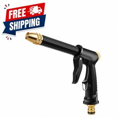 High Pressure Adjustable Garden Hose Spray Gun Nozzle for Car Wash / Watering