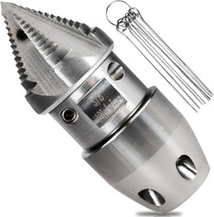3/8 Npt Sewer Jetter Nozzle for 2900 PSI, 40 L/Min Pressure Washer – Stainless S