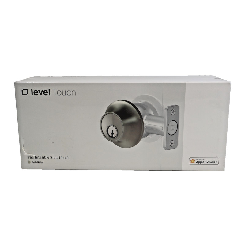 Level Touch Invisible Smart Lock Deadbolt Door C-L12U B2 Satin Nickel