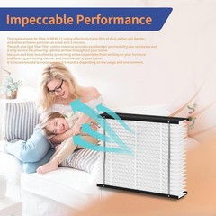 2Pack 210 Filter for MERV 11 Air Filter Whole House Purifiers Replace 25x20x4in