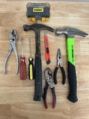 Miscellaneous Lot Of 9 Used Hand Tools