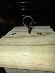 Handmade Set Of 2 Pine Carpenter Bee Traps w/ Jars and DClip Hook Free Shipping!