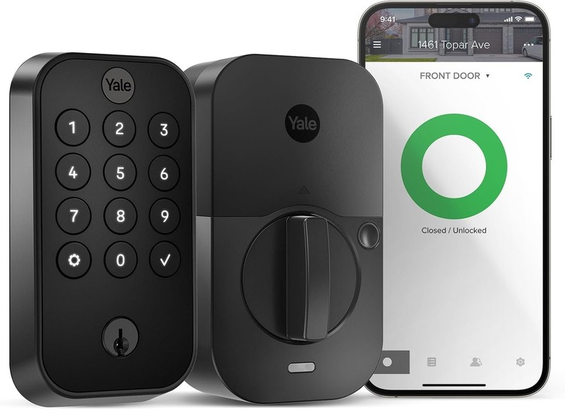 Yale Assure Lock 2 Keyless Entry Smart Deadbolt with Wi-Fi – Black Suede Electro