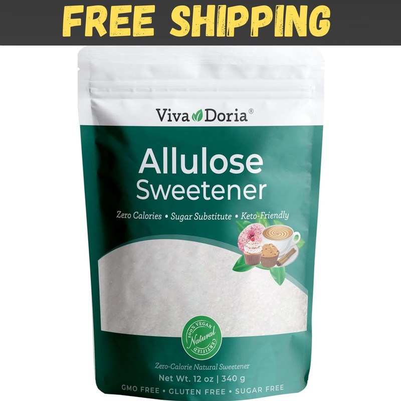 Allulose Sweetener, 12 Oz (340G) | Zero Calorie Sugar Substitute | Great for Cof