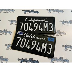 Gloss California Plate Wrap DIY Kit (DIFRENT COLORS AVALIABLE ) KIT 2 PLATES