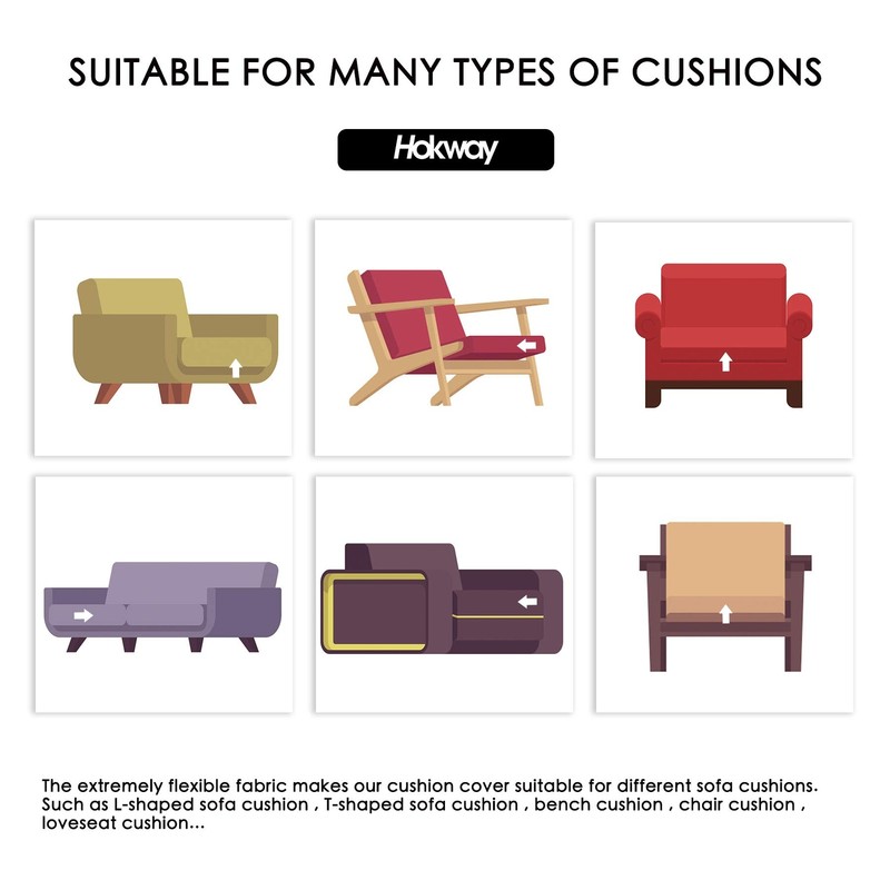 Stretch Couch Cushion Slipcovers Reversible Cushion Replacement Slipcovers So... gallery