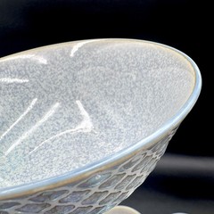 Certified International 6″ Embossed TRELLIS Soup Cereal Rice Bowls Set/9