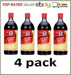 4 Pack – McCormick Imitation Vanilla Flavor 32 oz.
