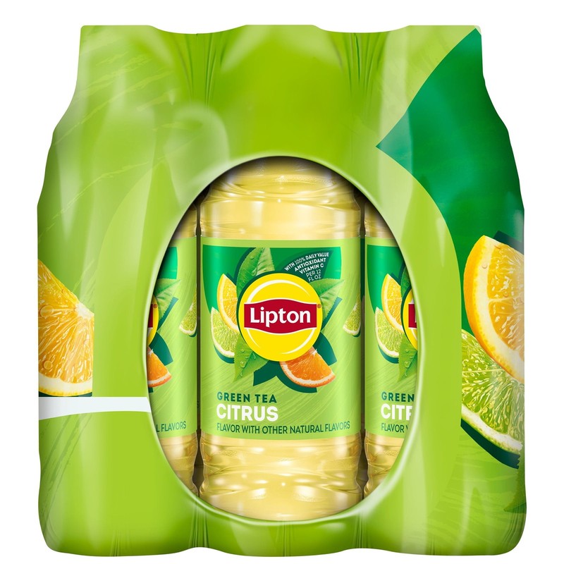 Lipton Iced Green Tea, Citrus Bottled Tea Drink, 16.9 oz, 12 Bottles gallery