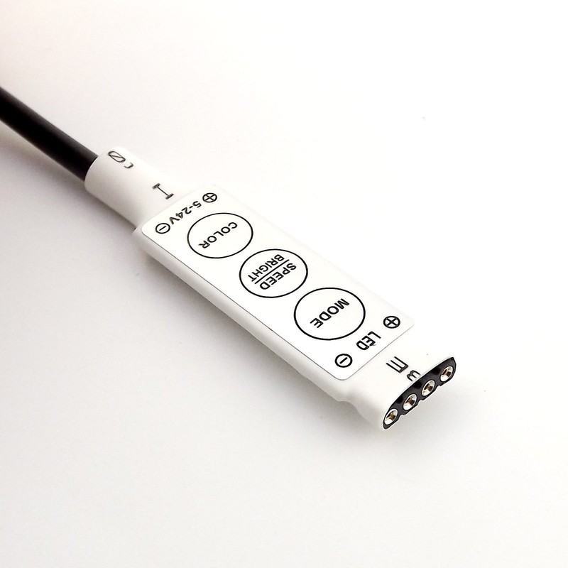 LED Mini Controller Cable 5V USB for 3528 5050 RGB Led Stirp Light to PC TV Tab gallery