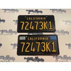 Gloss California Plate Wrap DIY Kit (DIFRENT COLORS AVALIABLE ) KIT 2 PLATES