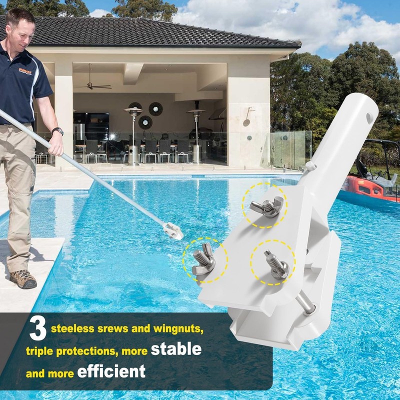 542068 Tablet Holder w/ Snap-Adapt Handle for Most Standard Telescopic Pool Pole gallery
