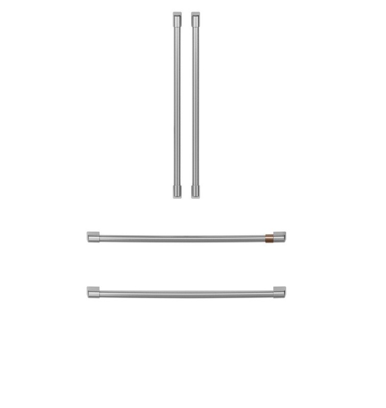GE Cafe 4-Door French Door Refrigerator HANDLES ONLY – Brushed Stainless (READ)