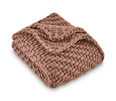 Allswell Weighted Knit Throw Blanket, 20 lb Even Weight Distribution, Savannah