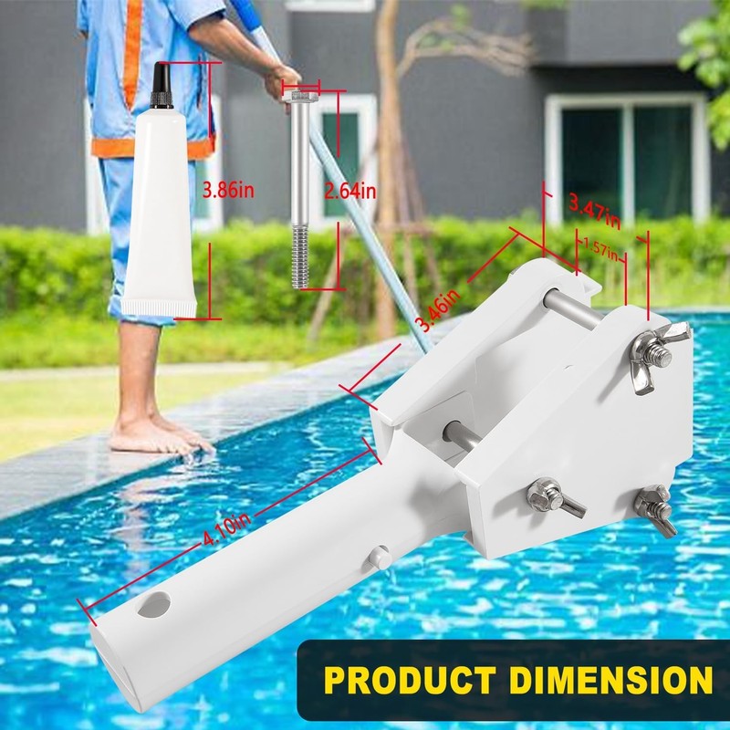 542068 Tablet Holder w/ Snap-Adapt Handle for Most Standard Telescopic Pool Pole gallery