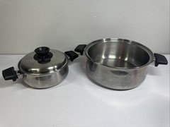 Royal Queen 5 Ply T304 Stainless Steel Cookware 8in & 11in Pots – USA Made!