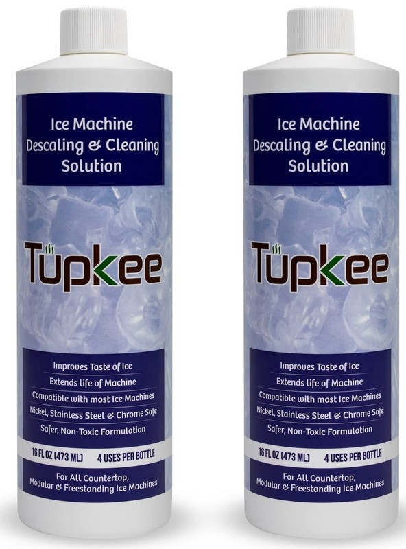 Tupkee Ice Machine Cleaner Nickel Safe, 16oz Ice Maker Cleaner, Universal 2 Pack