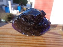 Glass Rock Slag Pretty Clear Cobalt Blue 3.4 lbs TT80 Rocks Landscaping Aquari