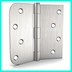 3 Pack Brushed Nickel Door Hinges 4inch x 4 inch Satin Nickel Iron Door Hinge…
