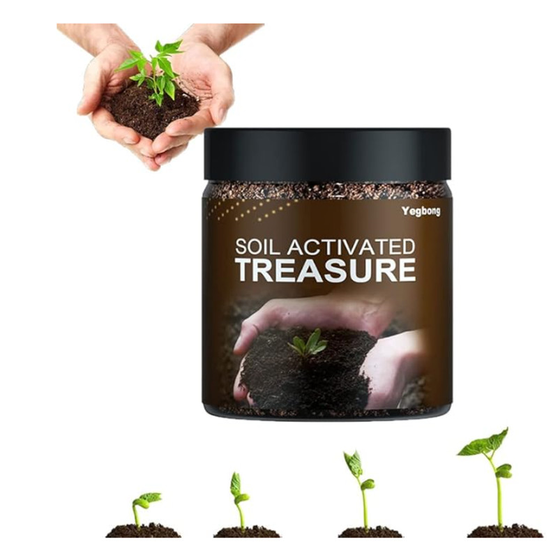 2-Pack Yegbong Activated Treasure Soil Plant Flower Fertilizer 100 Grams, 3.52oz
