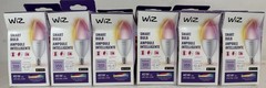 Lot of 6 -WiZ Candle Wi-Fi Smart LED Frosted Dimmable Color -B12- DAMAGED BOX