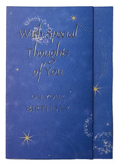1 Birthday Greeting Card/Envelope Special Thoughts of You Affection Happiness
