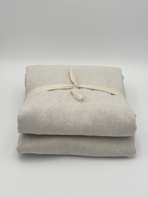 West Elm European Flax Linen Duvet Cover ~ Full/Queen ~ Natural Flax ~ READ