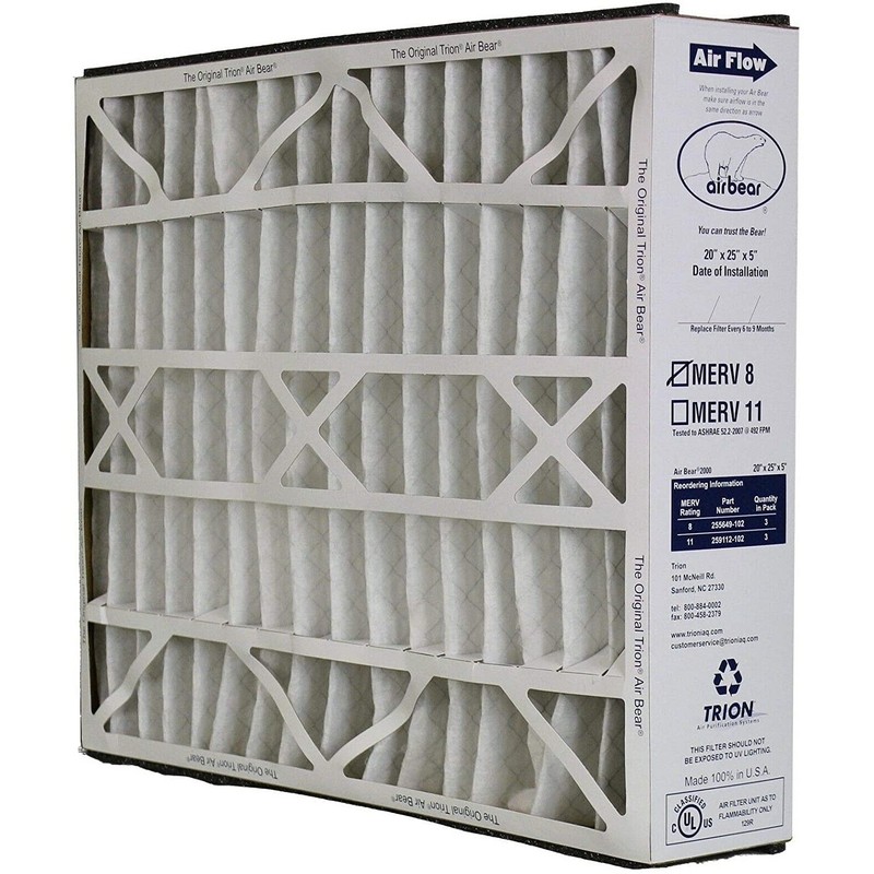 Trion Air Bear 255649-102 Merv 8 Filter Actual Size 19-3/4″ x 24-1/4″ x 4-7/8″
