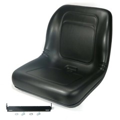 Black High Back Seat fit Hustler FasTrak Mini FasTrak 16/42″,Mini FasTrak 17/42″